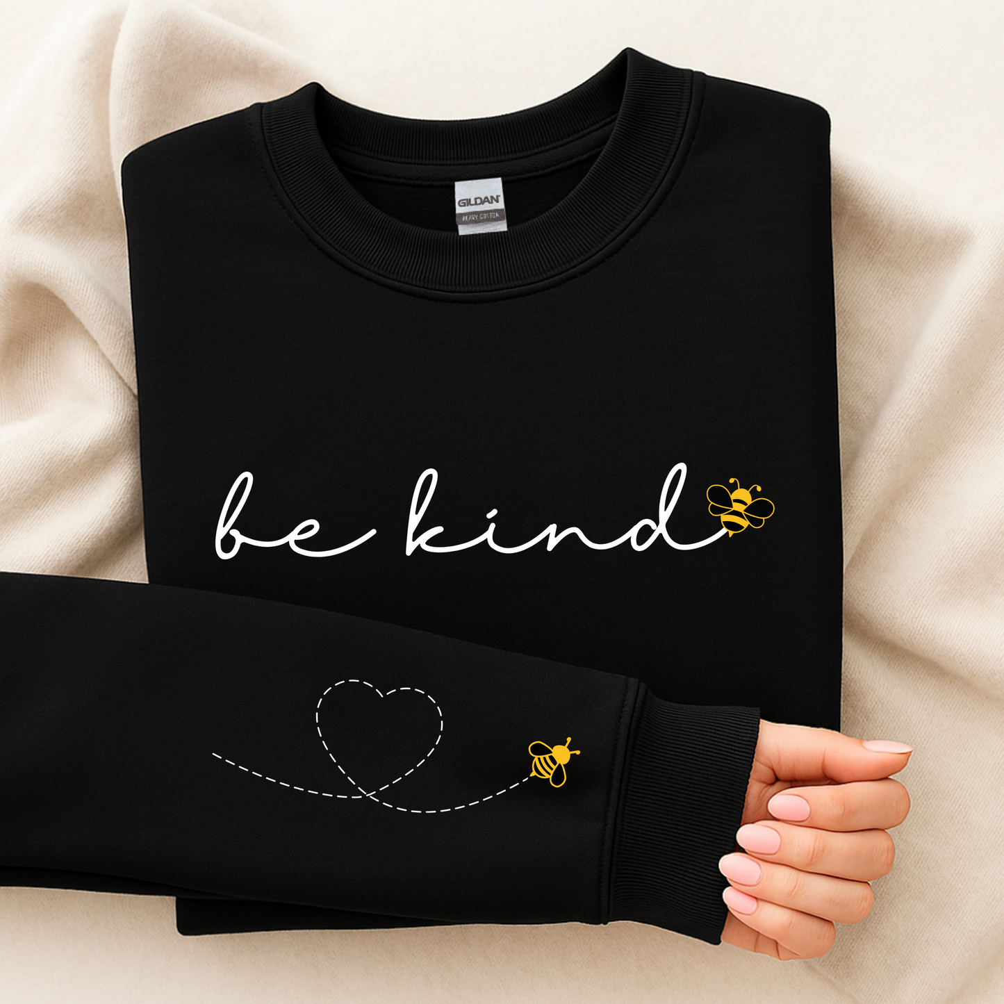 Be Kind Bumble Bee Crewneck Sweatshirt