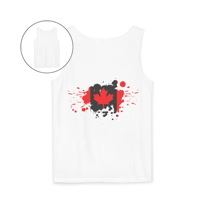 Spray Painted Canadian Flag