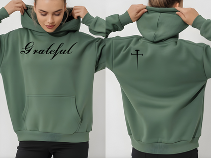 Grateful Nail Cross  Hoodie