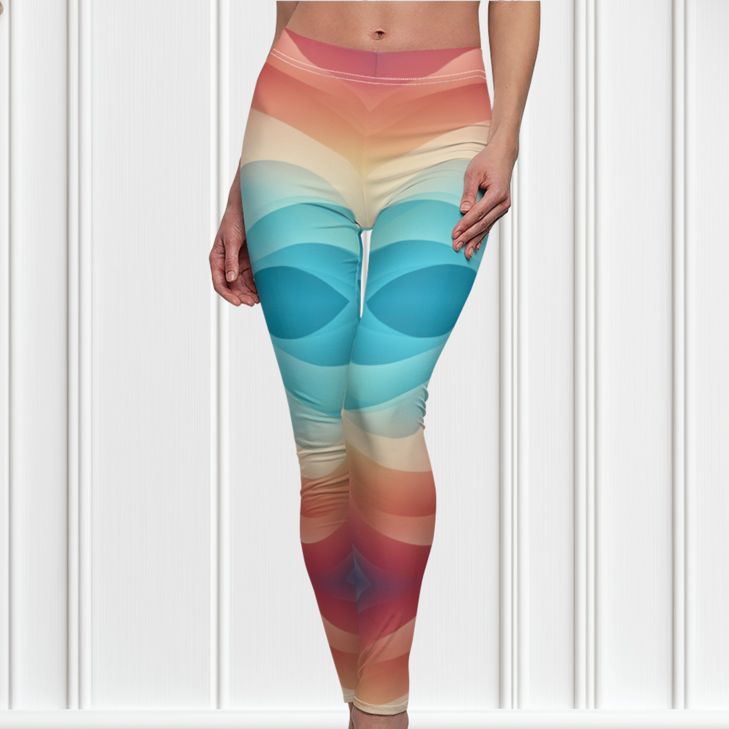 Rainbow Wave Leggings