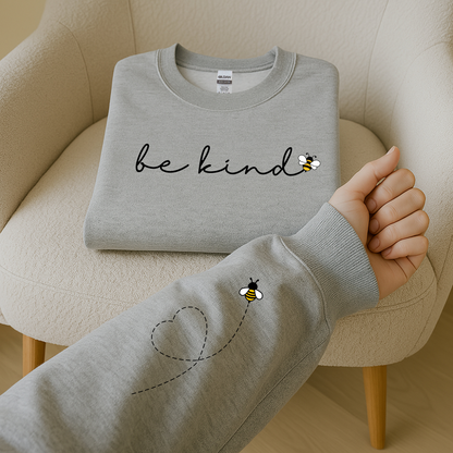 Be Kind Bumble Bee Crewneck Sweatshirt