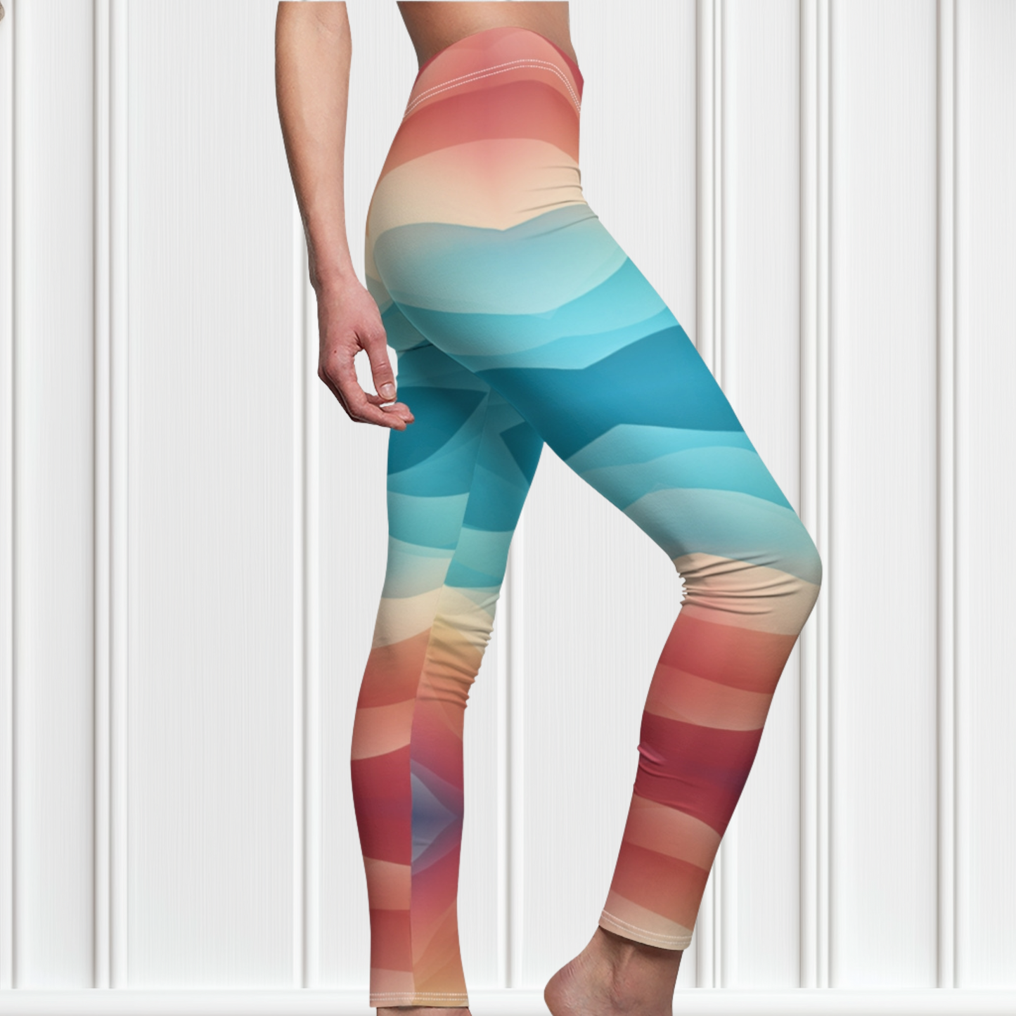 Rainbow Wave Leggings
