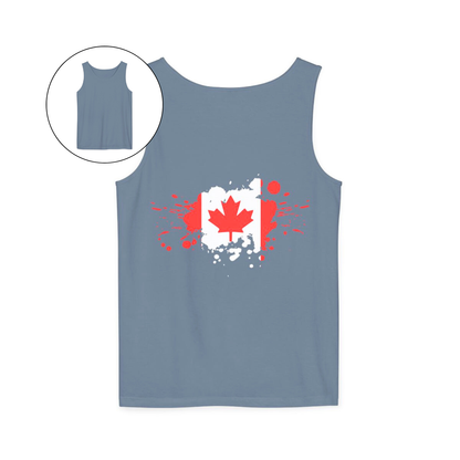 Spray Painted Canadian Flag