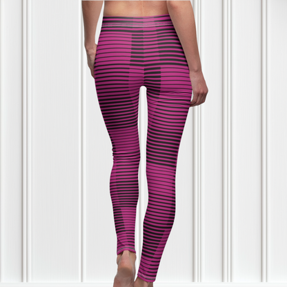 3D Pink Cross Leggings