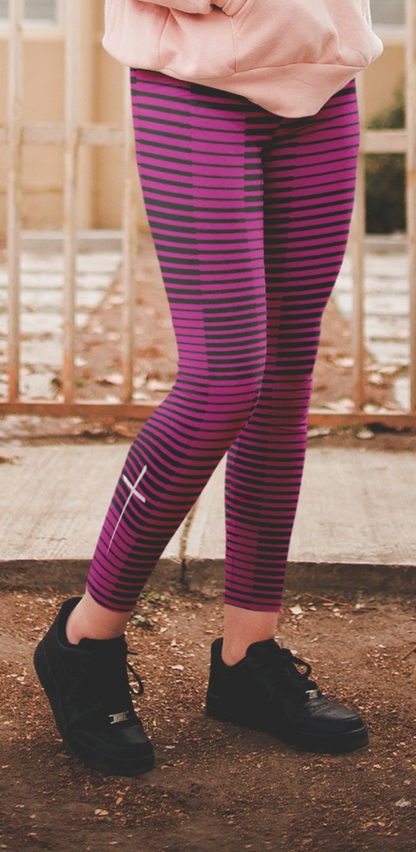 3D Pink Cross Leggings