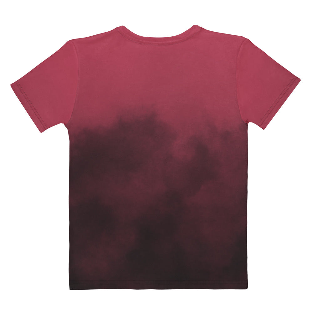 Read And Black Ombre Women's T-Shirt