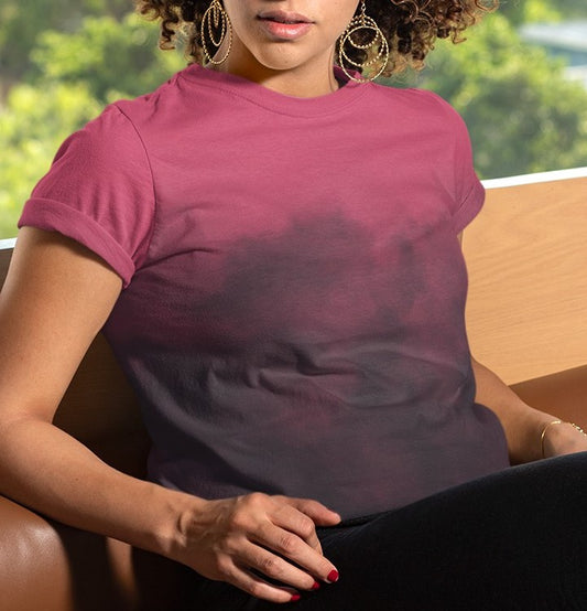 Read And Black Ombre Women's T-Shirt