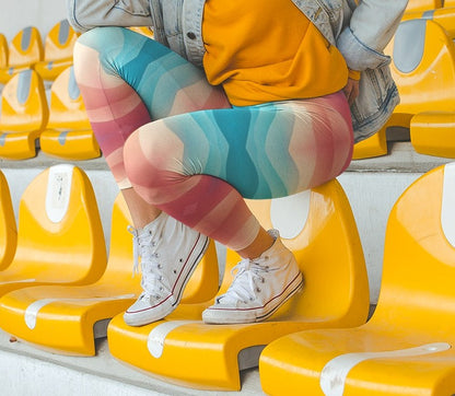 Rainbow Wave Leggings