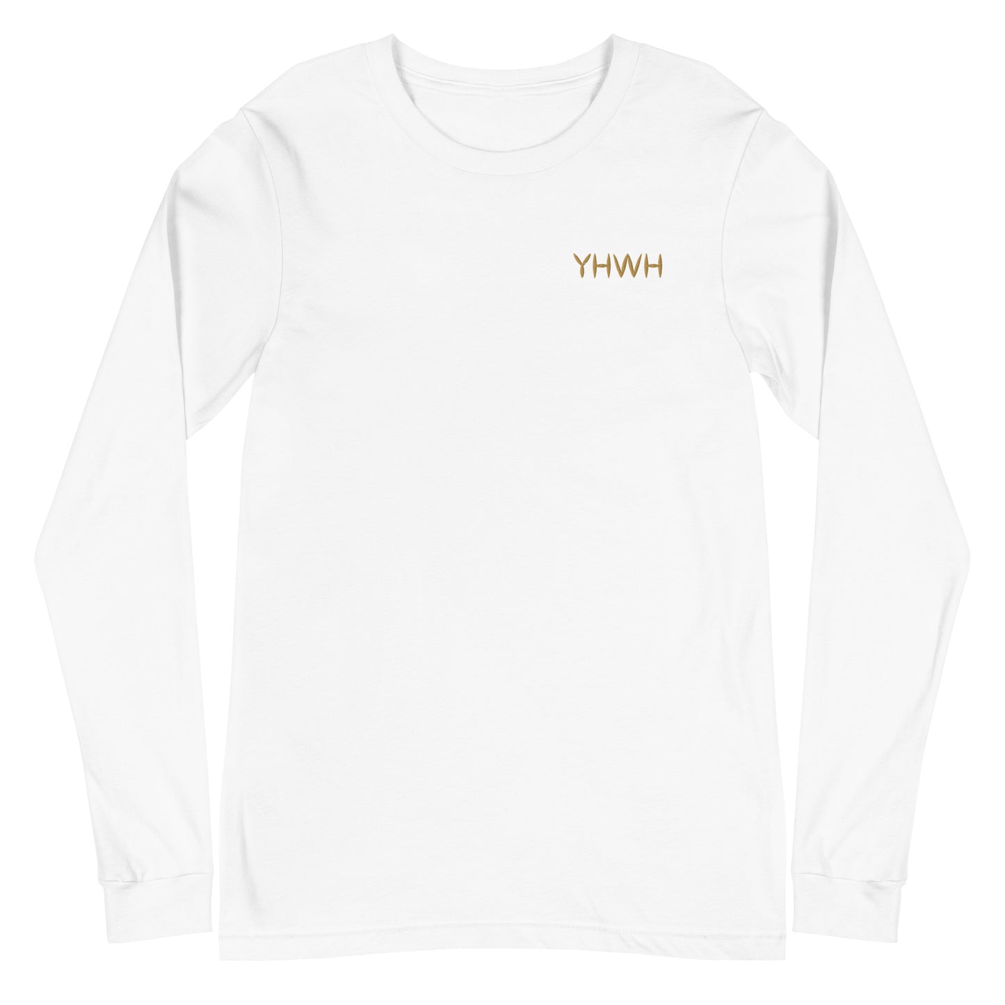 Embroidered YHWH Long Sleeve T-Shirt